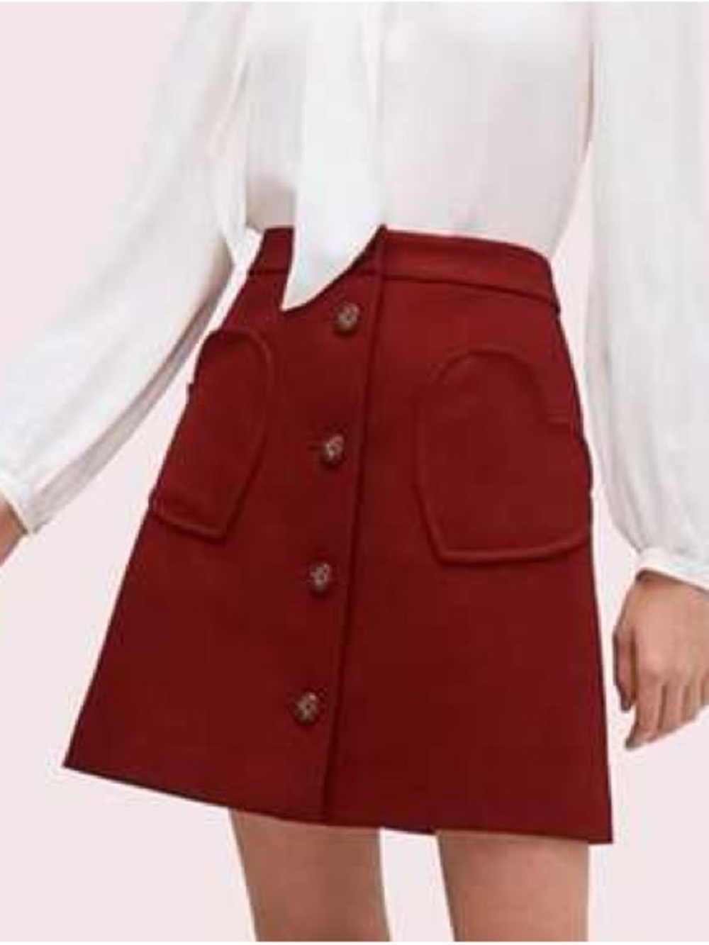 EUC Kate Spade Heart Spade Pocket Skirt Size 10